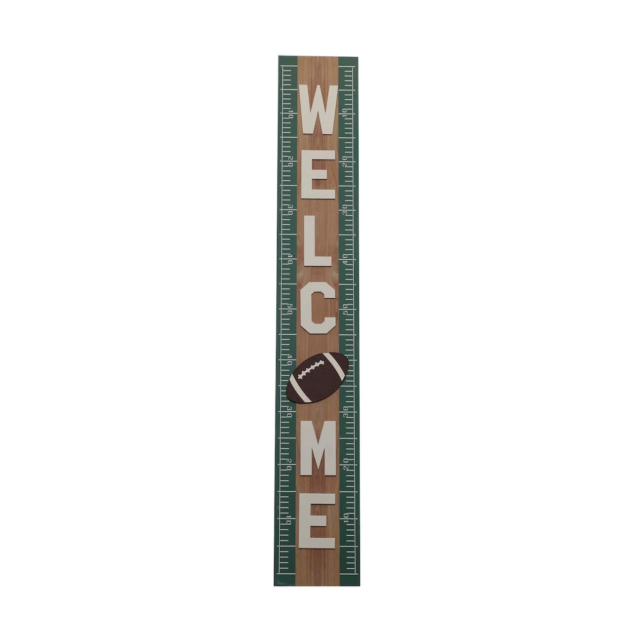 47.5" Green Welcome Football Door Greeter by Celebrate It™